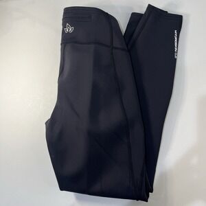NRS Womens L Hydroskin 0.5 Black Neoprene Pants Wetsuit Kayak Paddle Surf